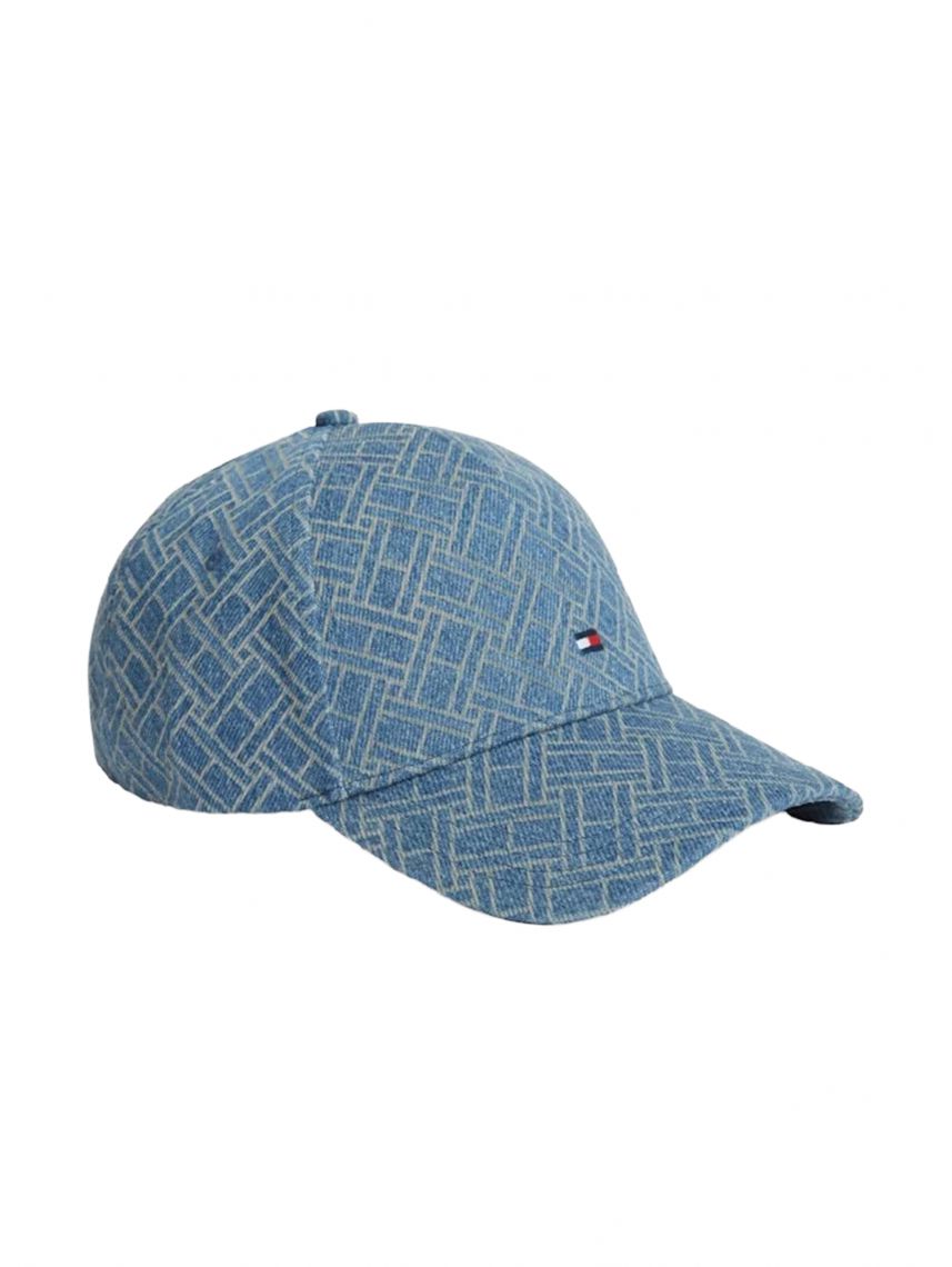 TH FLAG MONOGRAM DENIM CAP