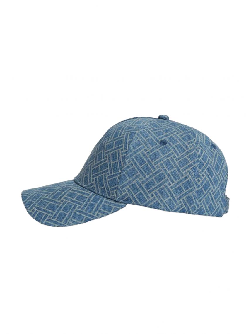 TH FLAG MONOGRAM DENIM CAP