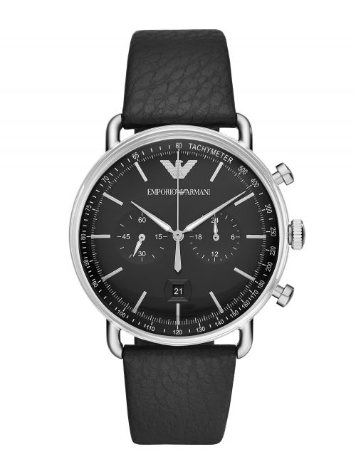 שעון יד EMPORIO ARMANI לגבר עם רצועת עור דגם AR11143