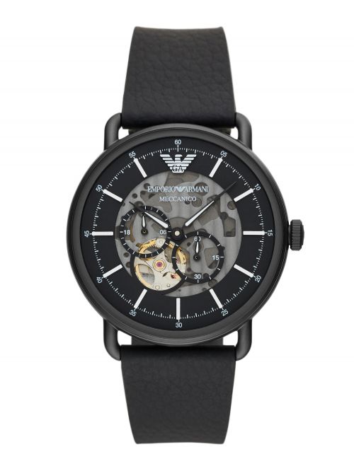 שעון יד Emporio Armani לגבר עם רצועת עור דגם AR60028