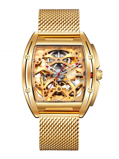 שעון יד CIGA לגבר מקולקציית Z series Gold דגם Z031-SIGO-W35OG