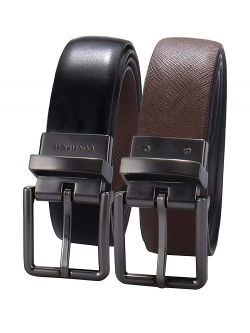 חגורת עור 2 צדדים Calvin Klein דגם 11CK010002-014