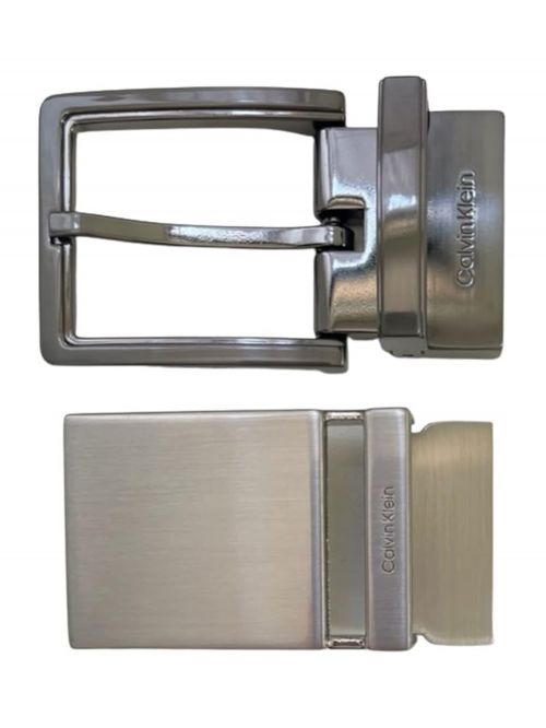 סט חגורת עור 2 אבזמים Calvin Klein דגם  11CK020025-014