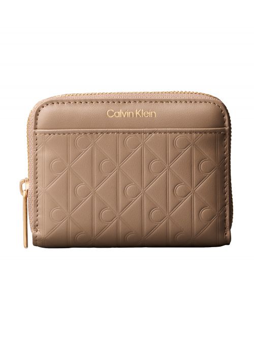 EMBLEM AOP EMBOSSED ZIP AROUND