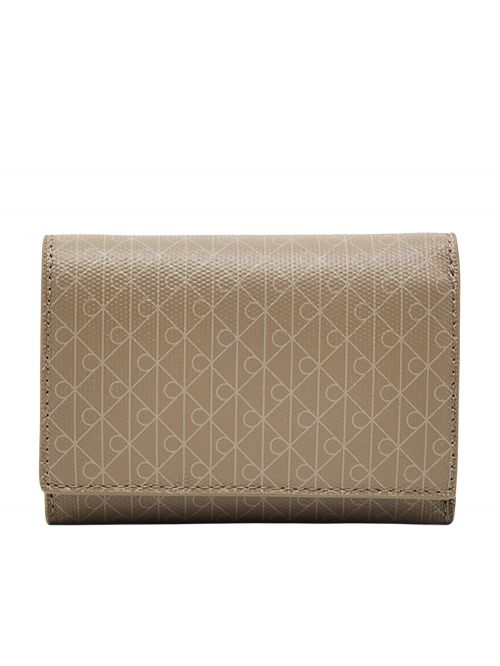 EMBLEM AOP TRIFOLD W/ ZIP POCKET