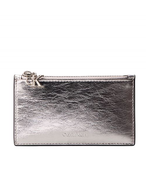 CK METALLIC 6CC ZIP CARDCASE
