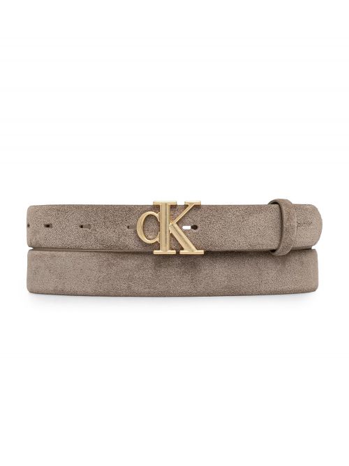 CK BUCKLE 25MM FIXED BELT SUEDE