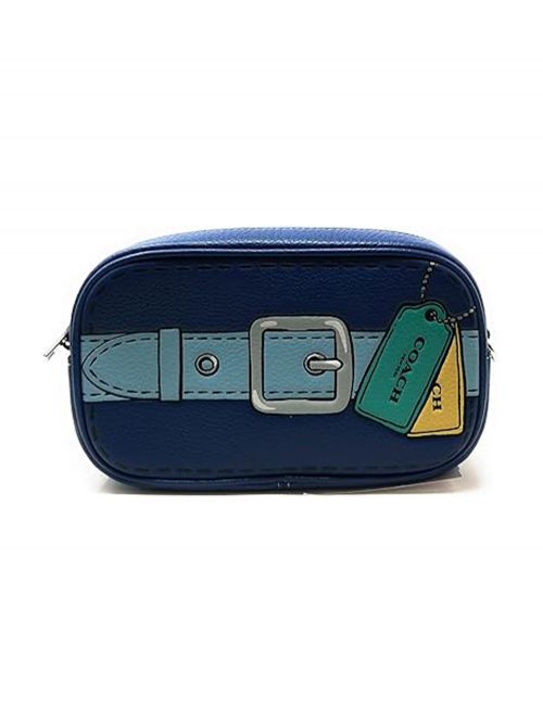 תיק עור לאישה מבית COACH דגם CH363-BLU