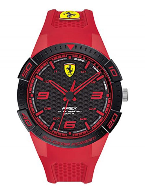 שעון יד לגבר מבית FERRARI עם רצועת סיליקון  דגם 0830748