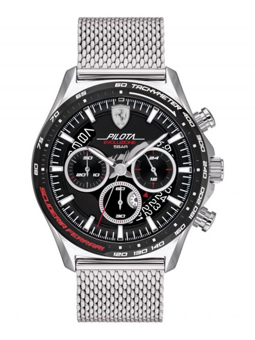 שעון לגבר FERRARI בצבע כסף דגם 0830826