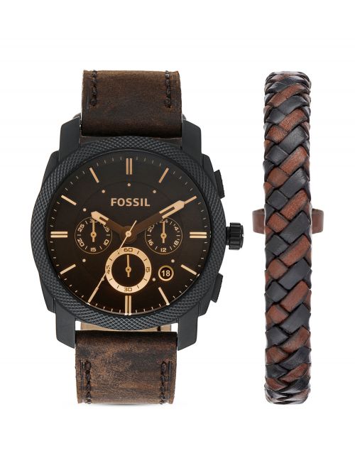 סט שעון FOSSIL + רצועה סדרה MACHI8NE דגם FS5251SET