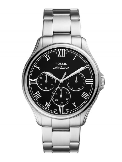 שעון יד FOSSIL לגבר עם רצועת מתכת דגם FS5801