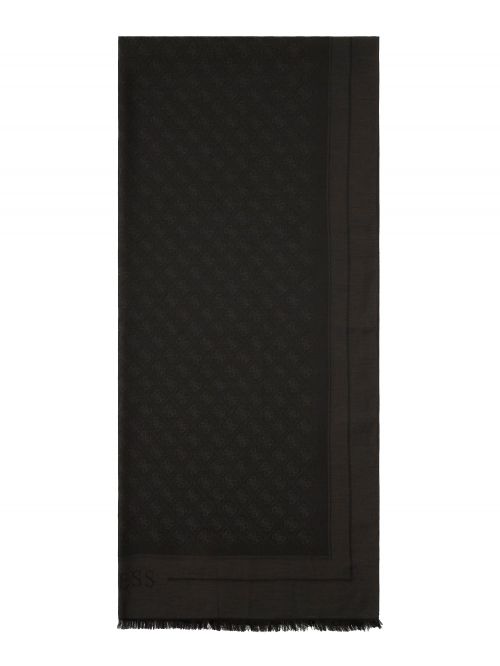 צעיף ממותג מבית Guess דגם AM9504POL03-BLA