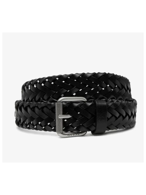 חגורת עור לגבר מבית Guess דגם BMAVLWP5235-BLA-XL