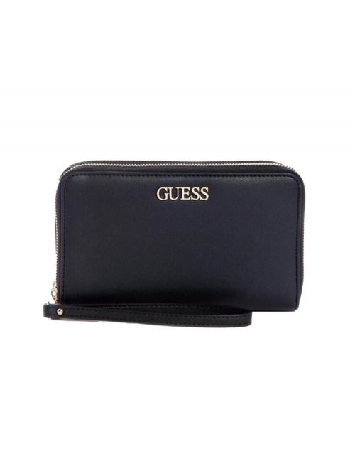 ארנק דמוי עור מבית GUESS לאישה בצבע שחור דגם DF745568