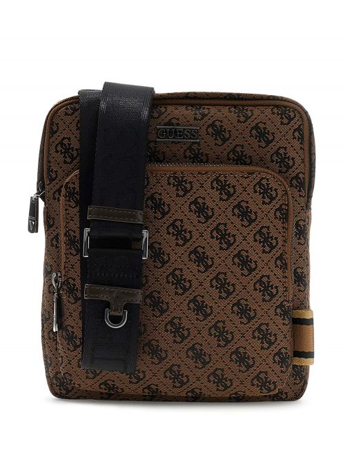 תיק דמוי עור מבית Guess דגם G-HMBOSTP6123-COF