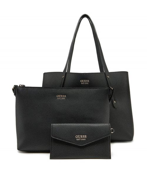 תיק צד דמוי עור לאישה מבית Guess דגם G-PG964823-BLA