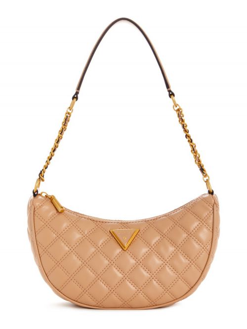 תיק צד לאישה דמוי עור מבית Guess קולקציית GIULLY דגם QA874812-BEI