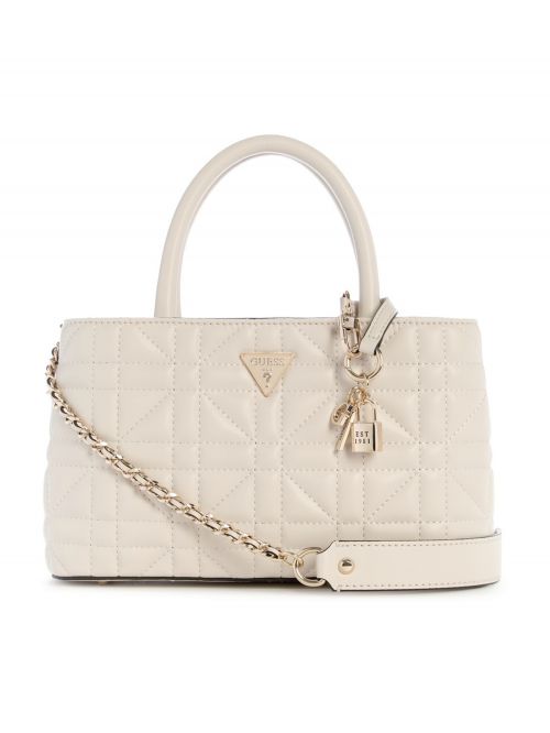 תיק צד דמוי עור לאישה מבית Guess דגם G-QG962506-STO