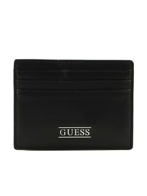 ארנק כרטיסי אשראי דמוי עור מבית Guess דגם G-SMBOMGLEA25-BLA