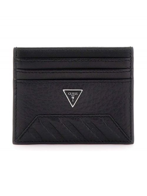 ארנק כרטיסי אשראי דמוי עור מבית Guess דגם G-SMTOLGLEA25-BLA