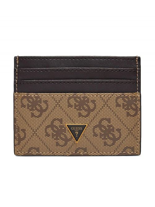 ארנק כרטיסי אשראי דמוי עור מבית Guess דגם G-SMVELELEA25-BBO