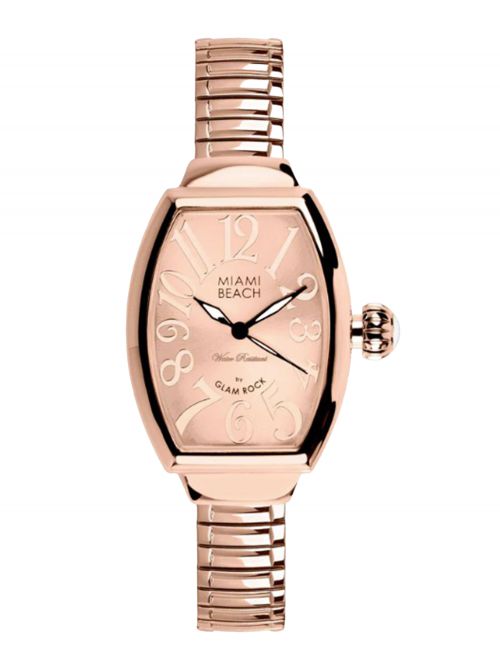שעון יד לאישה של Glam Rock מקולקציית Miami Beach Art Deco דגם MBD27098