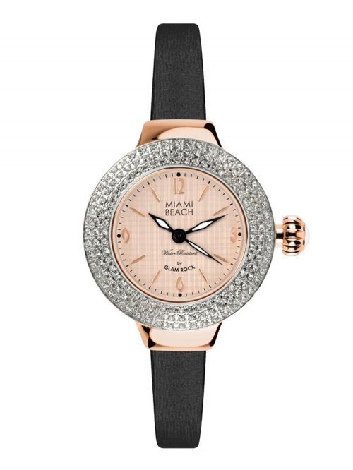 שעון יד לאישה של Glam Rock מקולקציית Miami Beach דגם MBD27181