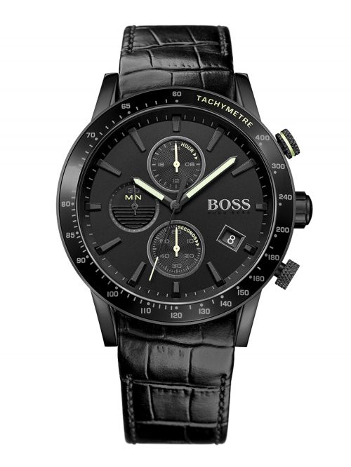 שעון יד HUGO BOSS לגבר עם רצועת עור קולקציית RAFLE דגם 1513389