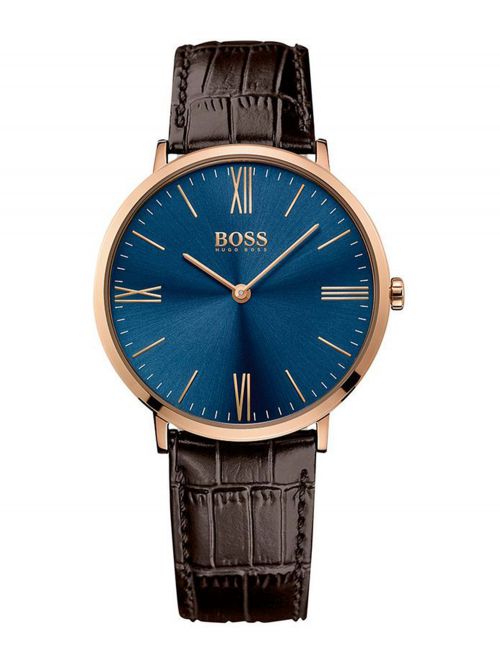 שעון יד HUGO BOSS לגבר עם רצועת עור קולקציית JACKSON דגם 1513458