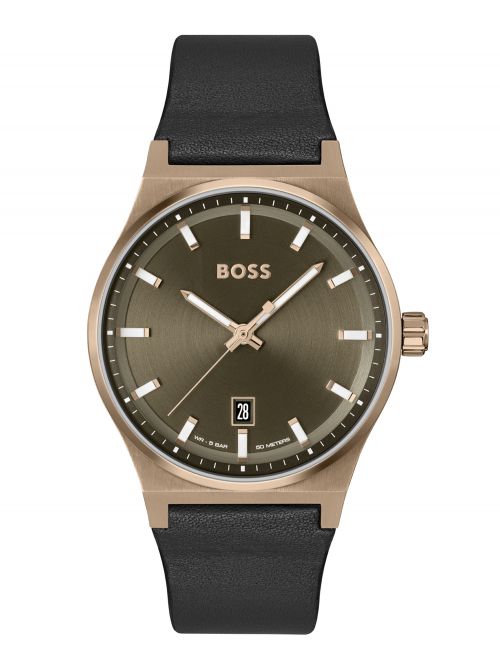 ’שעון הוגו בוס לגבר מקולקציית CANDOR דגם 1514080’
