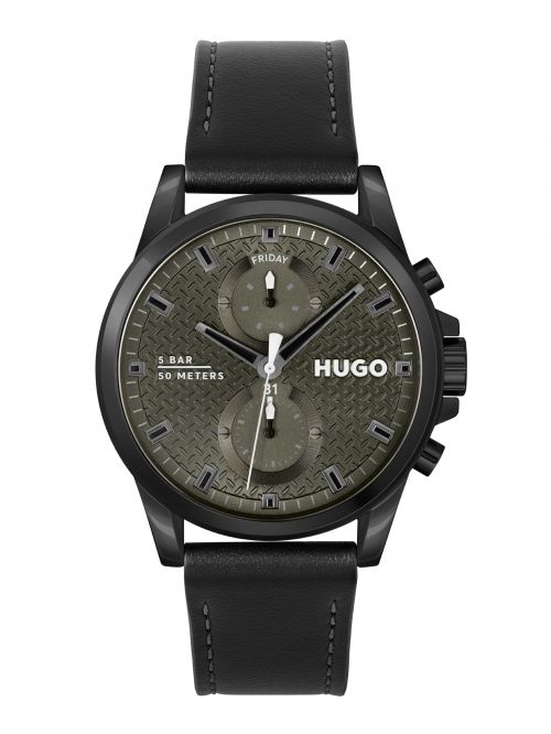 שעון HUGO לגבר מקולקציית #RUN דגם 1530313