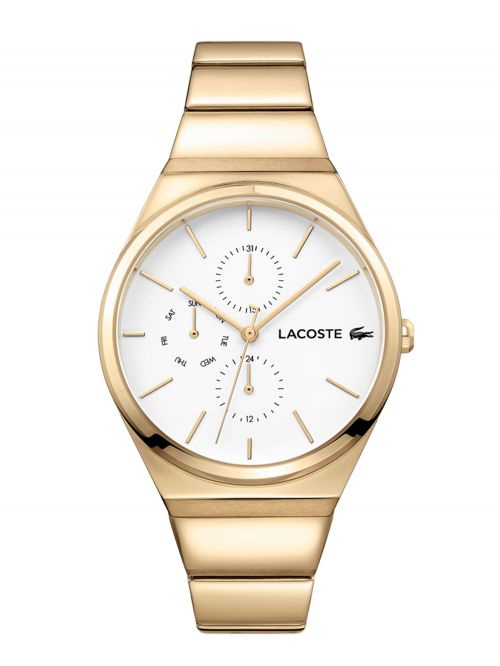 שעון יד LACOSTE לאישה בצבע זהב דגם 2001037
