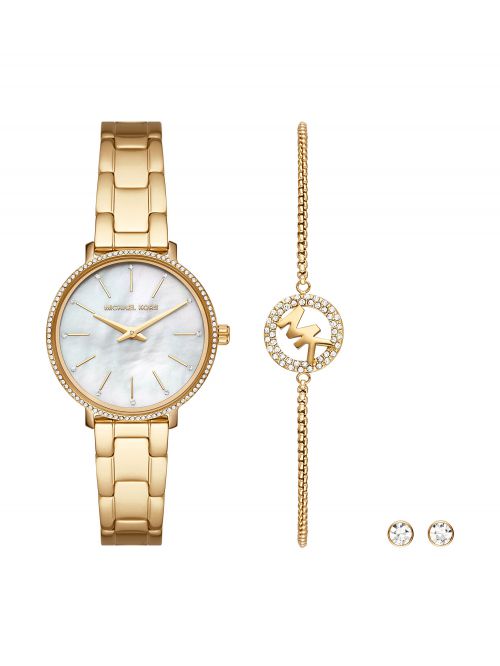 שעון יד לאישה של Michael Kors מקולקציית PYPER דגם MK1065SET