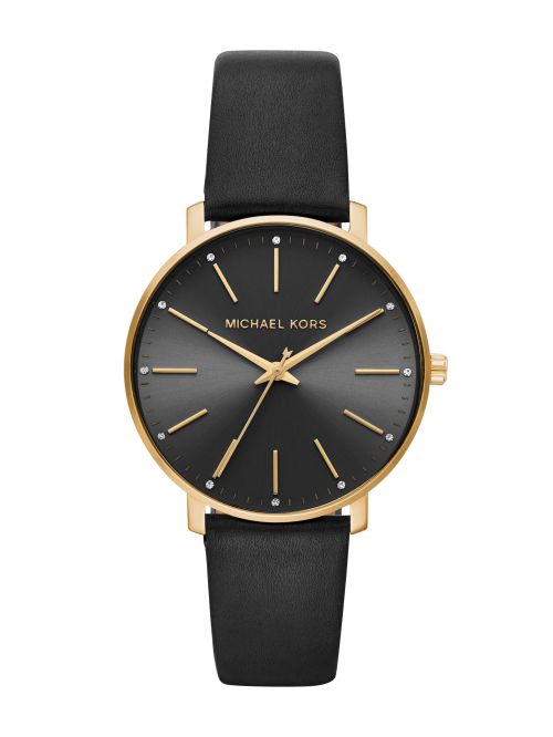 שעון יד MICHAEL KORS לאישה עם רצועת עור קולקציית PYPER דגם MK2747