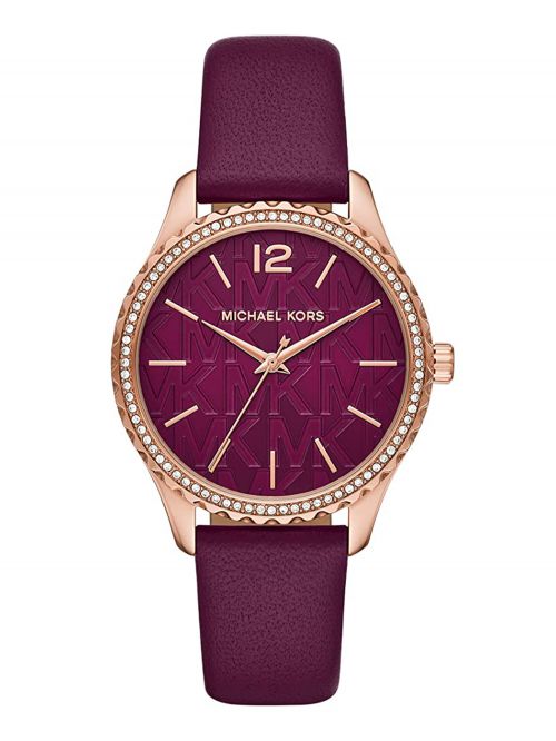 שעון יד MICHAEL KORS לנשים רצועת עור קולקציית LAYTON דגם MK2926