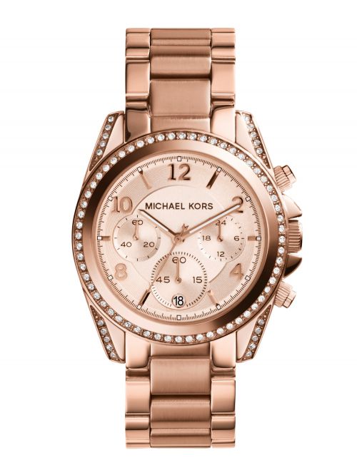 שעון יד MICHAEL KORS לאישה עם רצועת מתכת רוז גולד דגם MK5263