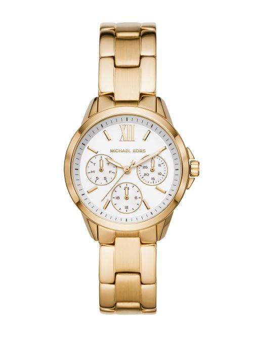 שעון יד MICHAEL KORS לאישה עם רצועת מתכת בצבע זהב דגם MK6882