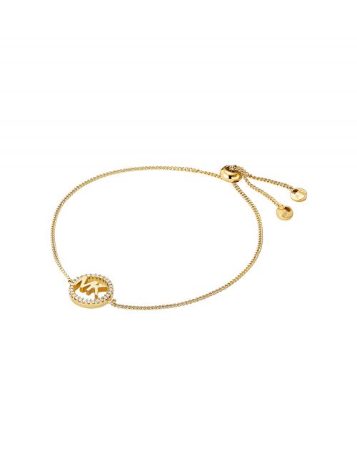 צמיד MICHAEL KORS לאישה 14 קארט עם שיבוץ זרקונים דגם MKC1246AN710