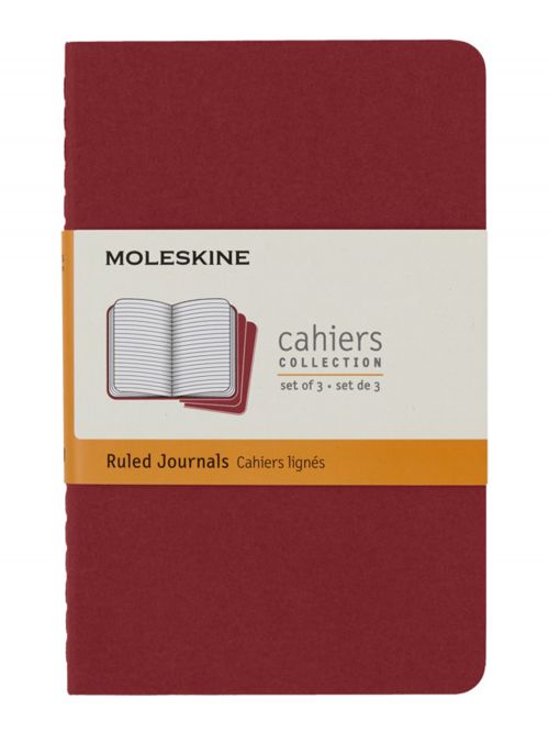 סט 3 מחברות שורה מבית Moleskine כריכה רכה דגם CH111