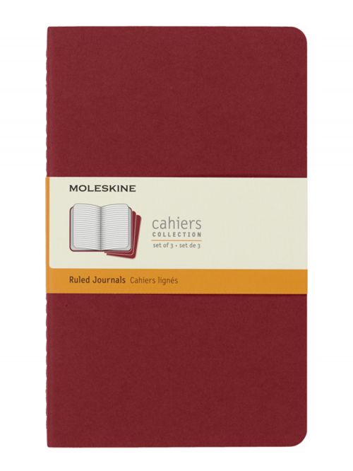 סט 3 מחברות שורה כריכה רכה מבית Moleskine דגם CH116