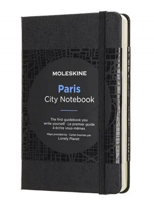 מחברת כיס יומן מסע פריז מבית MOLESKINE דגם -CITY NOTEBOOK PARIS