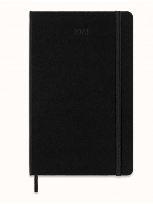 מחברת 12 חודשים שבועי כריכה קשה מבית MOLESKINE דגם DHB12WH3Y23