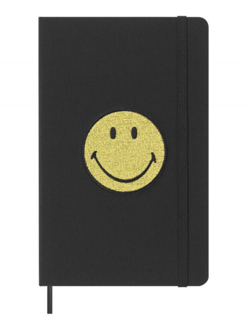 מחברת שורה כריכה קשה SMILEY מבית Moleskine דגם LESMILEYNTBK
