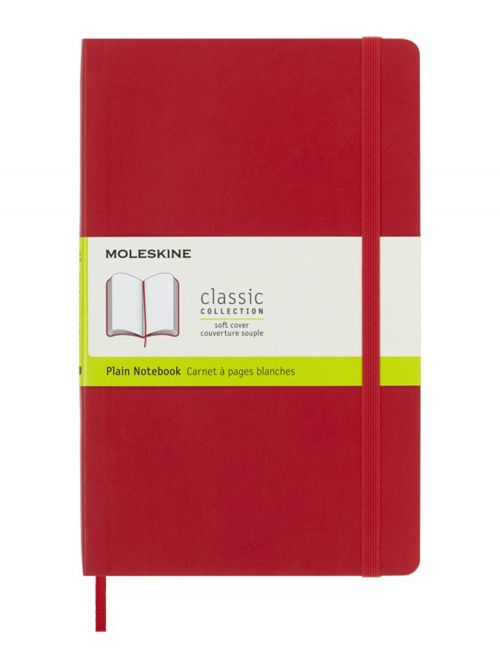 מחברת חלקה כריכה רכה  MOLESKINE דגם QP618F2