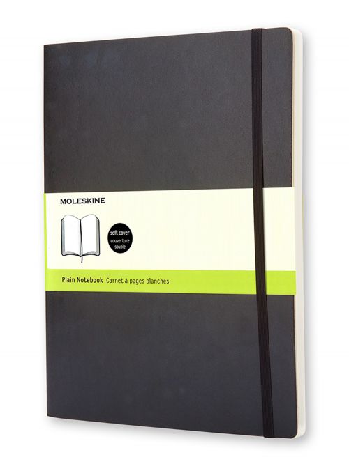 מחברת חלקה כריכה רכה מבית MOLESKINE דגם QP623