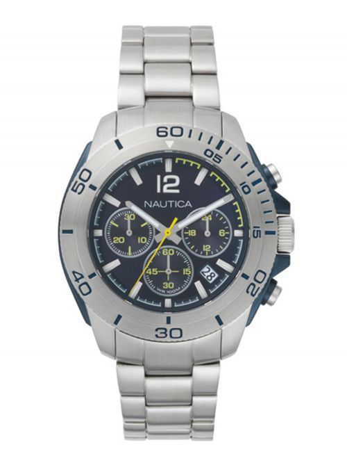 שעון יד NAUTICA לגבר עם רצועת מתכת דגם NAPADR004
