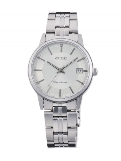 שעון יד ORIENT לאישה עם רצועת מתכת דגם UNG7003W