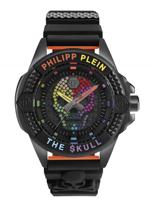 שעון יוניסקס  מהמותג PHILIPP PLEIN רצועת סיליקון דגם PWAAA1121