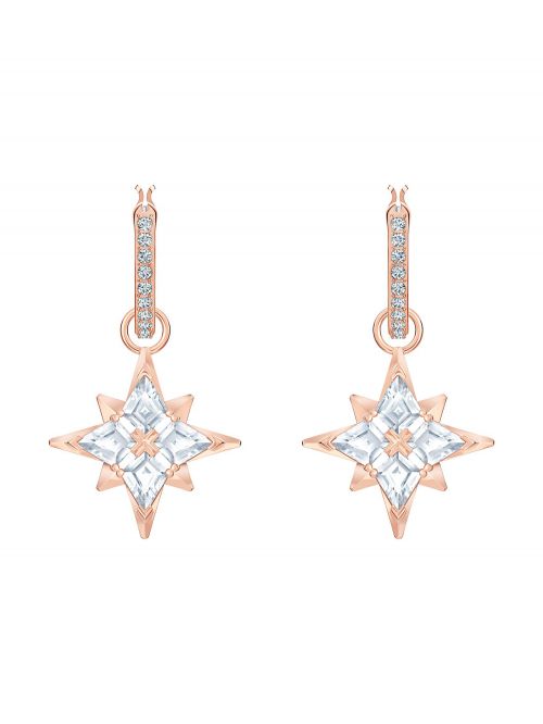 עגילים משובצים מבית SWAROVSKI קולקציית SWA SYMBOL דגם 5494337